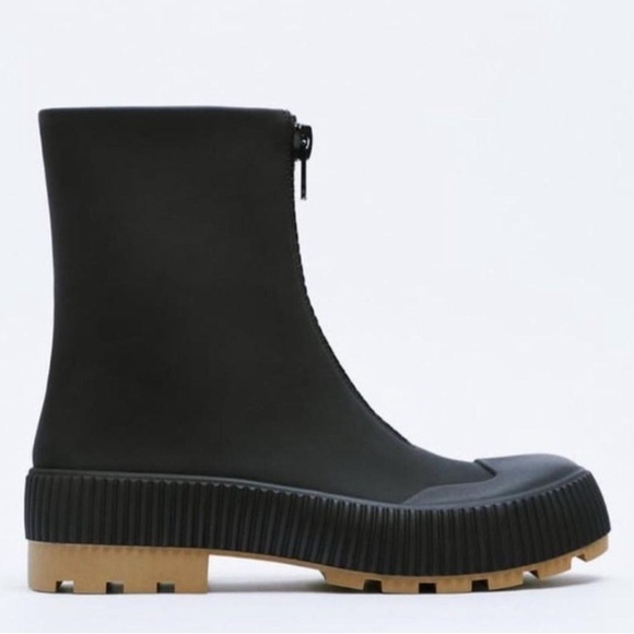Zara Black Men\'s Rain Boots main image 4
